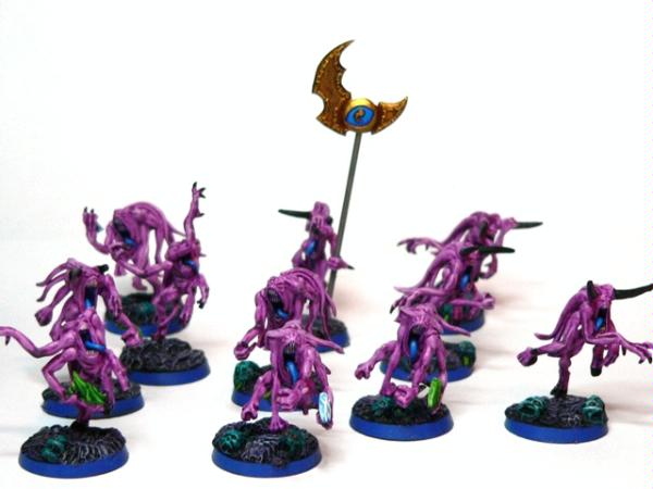 Chaos, Chaos Daemons, Pink Horrors, Tzeentch, Warhammer 40,000